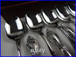 Oneida FREDERICK II Heirloom Cube Mark Stainless Silverware Flatware 12 Settings