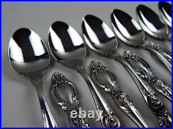 Oneida FREDERICK II Heirloom Cube Mark Stainless Silverware Flatware 12 Settings