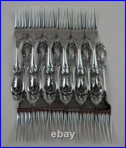 Oneida FREDERICK II Heirloom Cube Mark Stainless Silverware Flatware 12 Settings