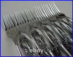 Oneida FREDERICK II Heirloom Cube Mark Stainless Silverware Flatware 12 Settings
