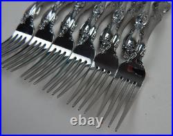 Oneida FREDERICK II Heirloom Cube Mark Stainless Silverware Flatware 12 Settings