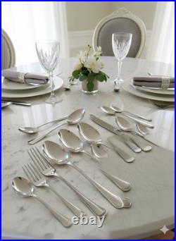 Oneida Fine Silver Flatware Set of 21 Pc with 2 Large Serving Spoons