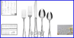 Oneida Flight 65-Piece Flatware Set for 12 Elegant Stainless Steel Dining