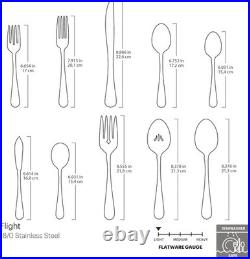 Oneida Flight 65-Piece Flatware Set for 12 Elegant Stainless Steel Dining