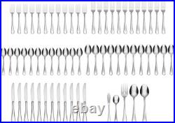 Oneida Flight 65-Piece Flatware Set for 12 Elegant Stainless Steel Dining
