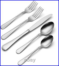 Oneida Flight 65-Piece Flatware Set for 12 Elegant Stainless Steel Dining