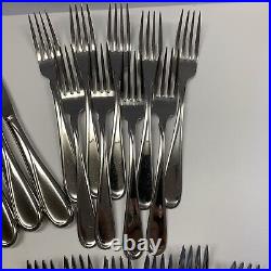 Oneida Flight Reliance #4 Stainless Flatware 71 Pieces 9 Full Place Settings VTG