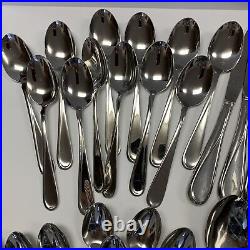 Oneida Flight Reliance 4 Stainless Flatware 71 Pieces 9 Full Place Settings VTG