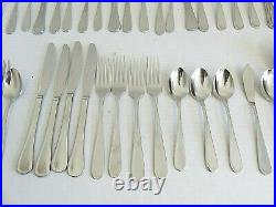 Oneida Flight Stainless Flatware 94pc Service for 14 + Extras