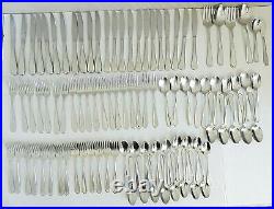 Oneida Flight Stainless Flatware 94pc Service for 14 + Extras