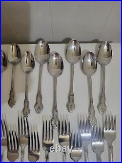 Oneida Folk Art Flatware 5 Piece Serving Set 25 Pieces Total