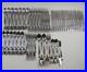 Oneida GLOSSY LINCOLN 18/0 Stainless Steel Silverware Flatware Set of 74pc