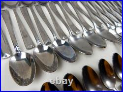 Oneida GLOSSY LINCOLN 18/0 Stainless Steel Silverware Flatware Set of 74pc