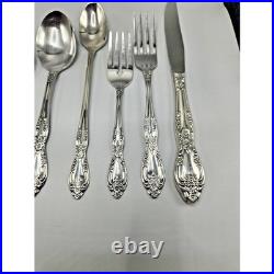 Oneida Galveston Stainless Profile Silverware 8 Place Setting 48 Pieces