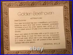 Oneida Golden Beethoven Stainless Flatware 100 Piece Set, 12 Piece Dining Set