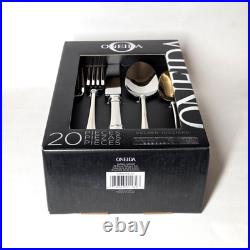 Oneida Golden Juilliard 18/10 Stainless 20pc. Flatware Set Service for Four NEW
