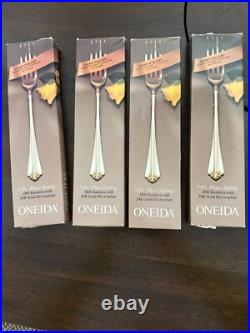 Oneida Golden Julliard 20 Pc Flatware Service for 4 cube mark +3 bonus pieces