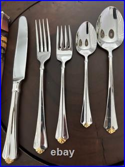 Oneida Golden Julliard 20 Pc Flatware Service for 4 cube mark +3 bonus pieces