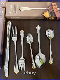 Oneida Golden Julliard 20 Pc Flatware Service for 4 cube mark +3 bonus pieces