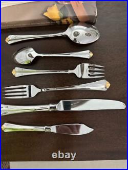 Oneida Golden Julliard 20 Pc Flatware Service for 4 cube mark +3 bonus pieces