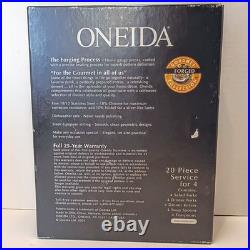 Oneida Gourmet Collection ECHO Stainless Steel 18/10 Flatware 20 Pc Set New Box