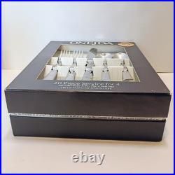 Oneida Gourmet Collection ECHO Stainless Steel 18/10 Flatware 20 Pc Set New Box