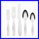 Oneida H021065AL20 Simmer 65-Piece Flatware Set Modern Oval Design