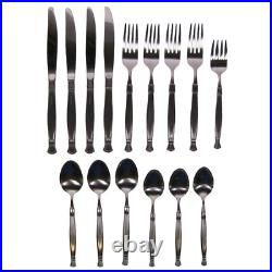 Oneida Heirloom Cube Act II 2 Stainless Flatware Lot of 15 Forks Spoons Knives