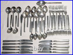 Oneida Heirloom Cube Mark Easton Flatware Lot 42 Pc