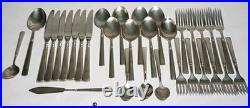 Oneida Heirloom Cube Mark Easton Flatware Lot 42 Pc