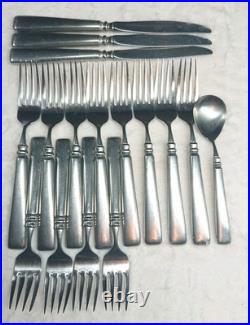 Oneida Heirloom Cube Mark Motif Flatware Lot 16 Pc