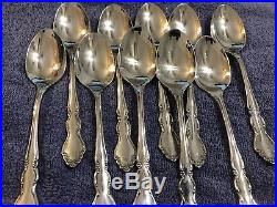 Oneida Heirloom Dover Glossy Stainless Flatware Lot of 50 pieces