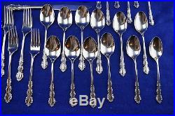 Oneida Heirloom Shelley Cube -60 pieces, Service for 12, Knife, Forks, Spoons