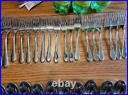 Oneida ICARUS Glossy Stainless Flatware 75 Pc