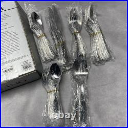 Oneida Illuma 50-Pc Set, Service for 8, Stainless Damaged Box