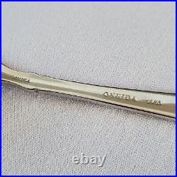 Oneida JACQUELINE SIMBA 5 Teaspoons Frosted Stainless 6 1/4'