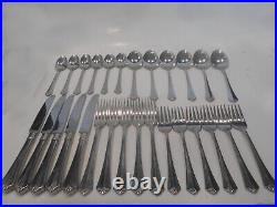 Oneida JUILLIARD Flatware Stainless 28 piece Set Lot Service for 5 + 3 Extras