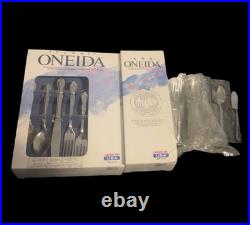 Oneida Jillian 693 Flatware Set Stainless steel 1900 110 Pieces RARE