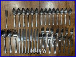 Oneida Joanne Stainless Flatware Mixed Set (set Of 39)