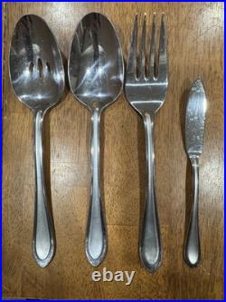 Oneida Joanne Stainless Flatware Mixed Set (set Of 39)