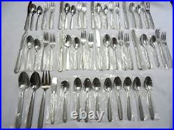 Oneida Jordan Peninsula Laura Stainless Flatware 53-pieces