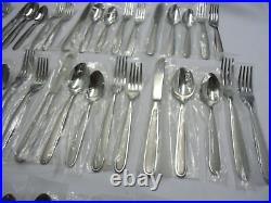 Oneida Jordan Peninsula Laura Stainless Flatware 53-pieces