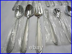 Oneida Jordan Peninsula Laura Stainless Flatware 53-pieces