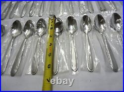 Oneida Jordan Peninsula Laura Stainless Flatware 53-pieces