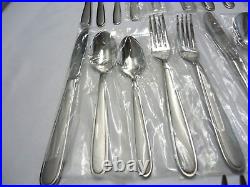 Oneida Jordan Peninsula Laura Stainless Flatware 53-pieces