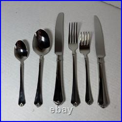Oneida Juilliard 53 Piece Flatware Set Service for of 8 Stainless Steel 18/10