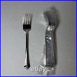 Oneida Juilliard 53 Piece Flatware Set Service for of 8 Stainless Steel 18/10