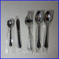 Oneida Juilliard 53 Piece Flatware Set Service for of 8 Stainless Steel 18/10