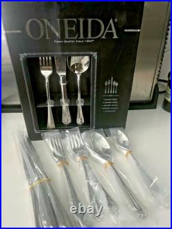 Oneida Juilliard Cube Set Of 20 Stainless Silverware -New