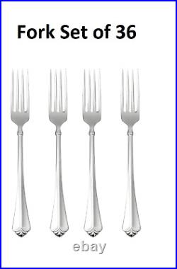Oneida Juilliard Dinner Forks, Set of 36